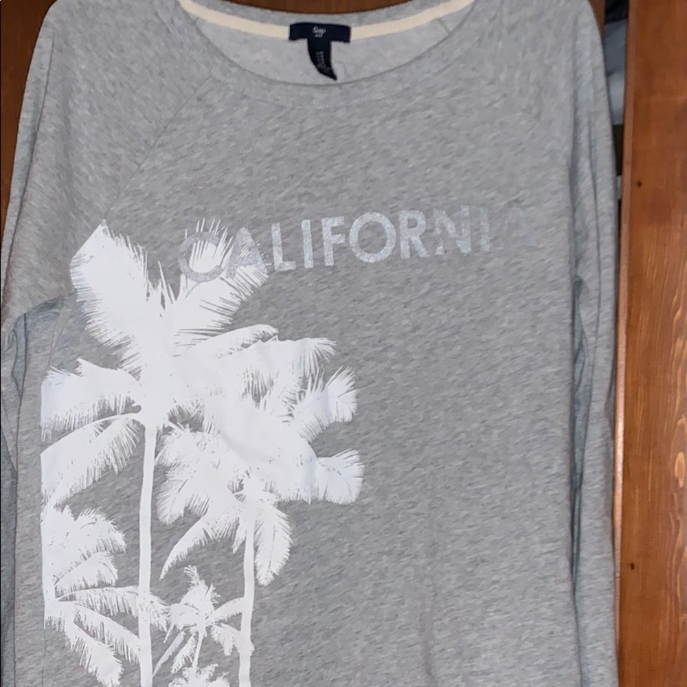 Gap grey California crew neck
